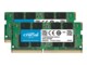 Crucial DDR4 32GB kit 3200MHz CL22 Ikke-ECC SO-DIMM 260-PIN