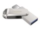SanDisk Ultra Dual Drive Luxe 128GB USB 3.1 Gen 1 / USB-C USB stick Sølv