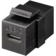 Keystone Module USB-C™ Connector, USB 3.2 Gen 2 (10 Gbit/s), black, Black, black