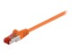 Goobay CAT 6 S/FTP CU 0,25m Orange