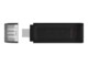 Kingston DataTraveler 70 64GB USB-C 3.2 Gen 1 USB stick Sort