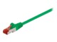 Goobay RJ 45 S/FTP CAT6 1 meter skærmet GRØN