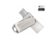 SanDisk Ultra Dual Drive Luxe 64GB USB 3.2 Gen 1 / USB-C USB stick Sølv