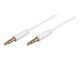 goobay AVK 183-0100 mini Video/audiokabel 1m Hvid