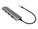 LogiLink USB-C 3.1 hub, 4 port Grå