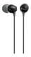Sony MDR EX15LP Kabling Øreproptelefoner Sort