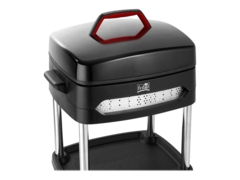 FRITEL Family BBQ 3256 – Havegrill – elektrisk – 1440 cm2 – rød/sort