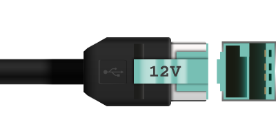 Kabel ende: Pluspower USB Male