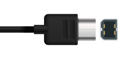 Kabel ende: USB B Male