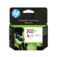HP 302XL Farve (cyan, magenta, gul) 300 sider Blæk F6U67AE