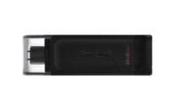 Kingston DataTraveler 70 64GB USB-C 3.2 Gen 1 USB stick Sort
