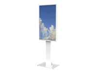 HI-ND Floorstand Glass with Casing 55' Stativ Digital skiltning LCD-panel 55'