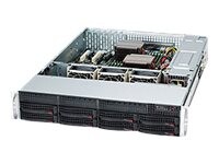 Supermicro SC825 TQC-R1K03LPB Rackversion Forstærket forlænger ATX 1000Watt Strømforsyning Sort