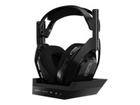 ASTRO A50 + Base Station Trådløs Høretelefoner Sort Grå