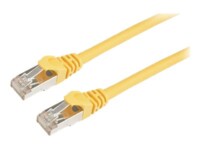 Prokord CAT 6 Foldet uskærmet snoet par (F/UTP) 50cm Netværkskabel Yellow