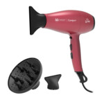 GA.MA 5D Therapy Comfort Halogen Hårtørrer Rød