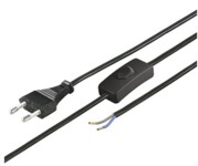 goobay Strømkabel 1.5m Sort