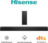 Hisense HS2100 2.1-kanal Soundbarsystem Sort