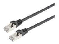 Prokord CAT 6 Foldet uskærmet snoet par (F/UTP) 30cm Netværkskabel Sort