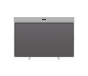 Logitech Rally Board 65 Videoconference-enhed Foran vendt mikrofonarray og bagved vendt mikrofonarray 65'