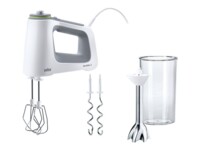 Braun MultiMix 5 HM 5107 WH Håndmixer Pulsfunktion Hvid/grå
