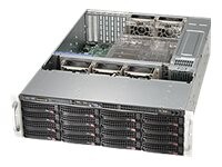 Supermicro SC836 BE1C-R1K03B Rackversion Forstærket forlænger ATX 1000Watt Strømforsyning Sort