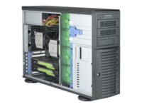 Supermicro SC743 AC-1K26B-SQ Tårn Udvidet ATX 1200Watt Strømforsyning Sort