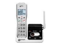 Geemarc AmpliDect 595 U.L.E Trådløs telefon Ingen nummervisning Sort Hvid