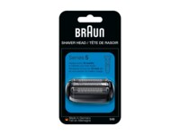 Braun Series 5 54B Barberhoved Sort Sølv