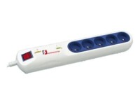 LESTAR SuperProtector 5 LFT 2005 Strømstødsbeskytter 5-stik 10A Grå