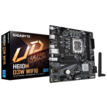 Gigabyte H610M D3W WIFI6 Micro ATX LGA1700 sokkel Intel H610 Express