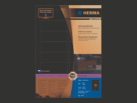 HERMA Premium Laminerede adressemærkater 88.9 x 33.8 mm 1600etikette(r)