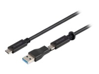 Prokord USB Type-C kabel 1m Sort