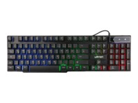 Ultron HAWK Tastatur, mus, headset og musepudesæt Ja Kablet Tysk