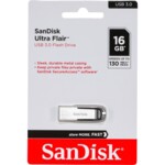 SanDisk Ultra Flair 16GB USB 3.0 USB stick Sølv