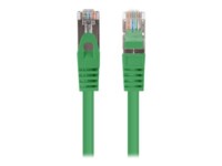 Lanberg CAT 6 Foldet uskærmet snoet par (F/UTP) 25cm Patchkabel Grøn RAL 6024