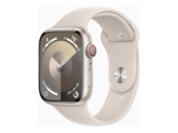 Apple Watch Series 9 (GPS + Cellular) 45 mm Sølv Cream SmartWatch