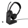 Jabra Evolve2 55 UC Stereo Trådløs Høretelefoner Sort