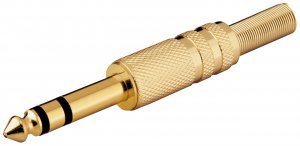 Pro Plug - 6.35 mm - stereo