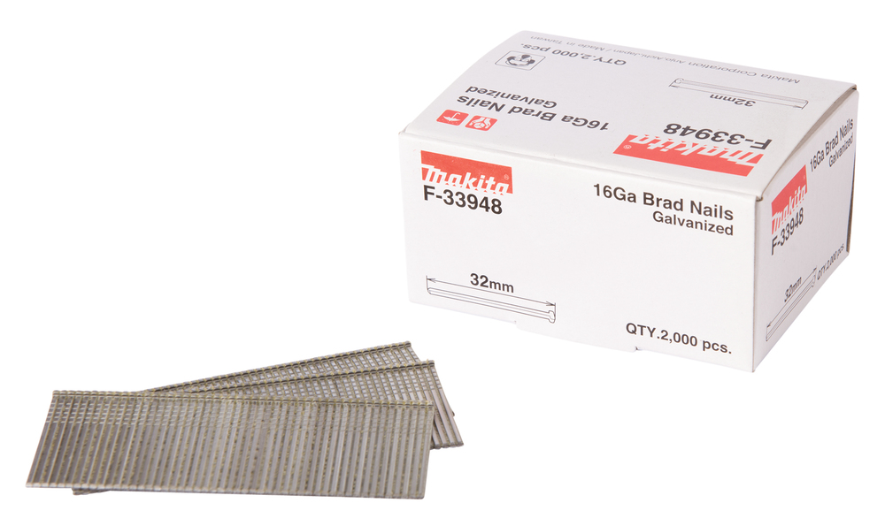 Makita - Brad-søm - 2000 stykker - 2.8 mm - længde: 32 mm - for Makita DBN600, GF600SE