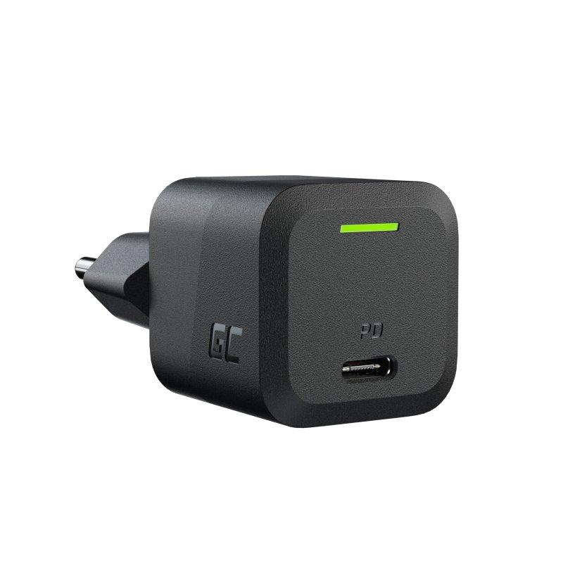 Green Cell Black Power Charger 33W GaN GC PowerGan - USB-C