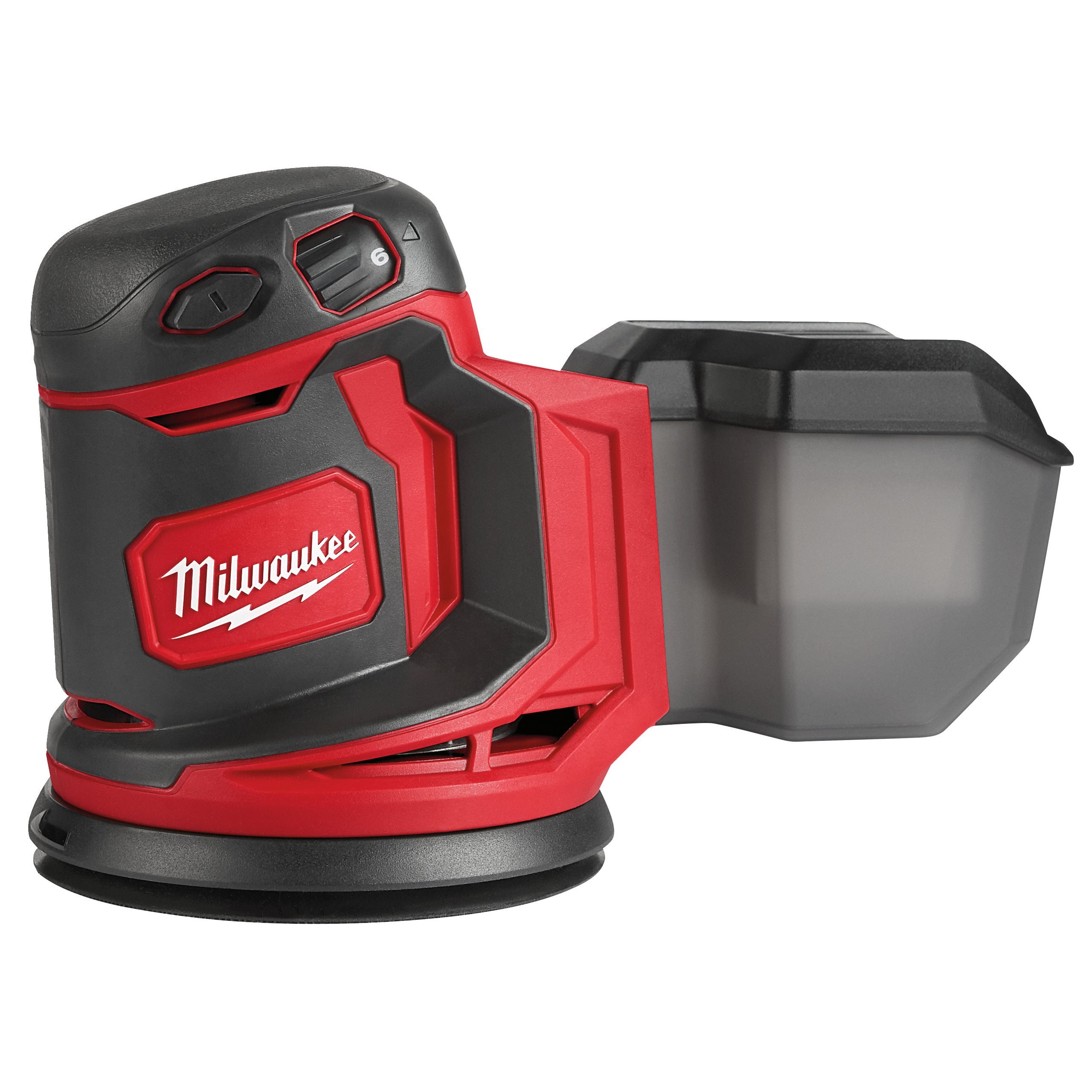 Milwaukee M18 Redlink BOS125-0 excentersliber, u. batteri