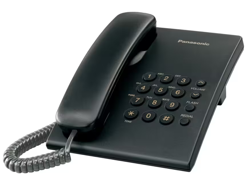 Panasonic KX-TS500FXB Telefon med ledning