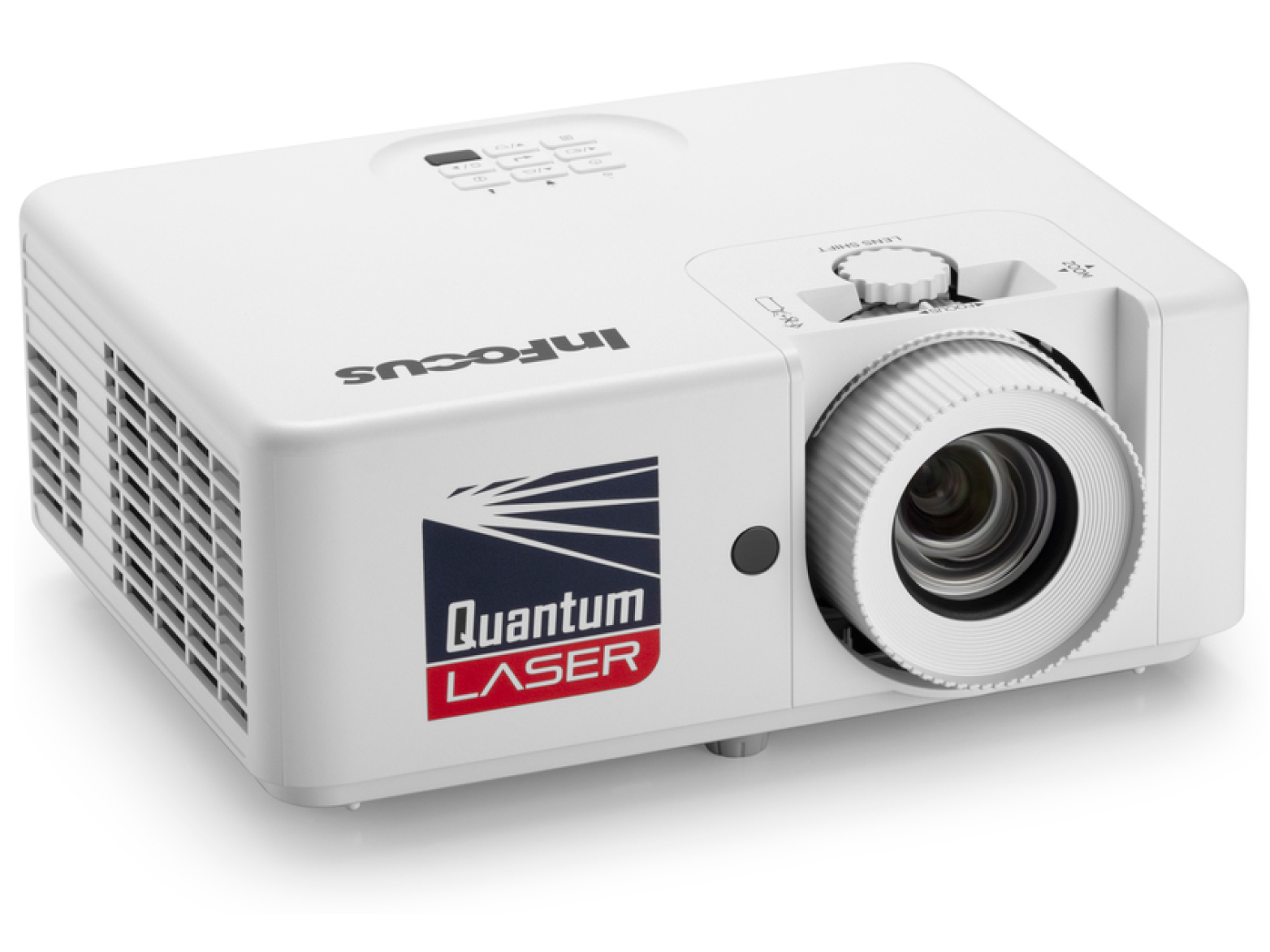 InFocus Quantum Laser Nemesis II IN1028SL - DLP-projektor - kvante laser - bærbar - 5000 lumen - Full HD (1920 x 1080) - 16:9 - 1080p - standard objektiv - LAN - hvid