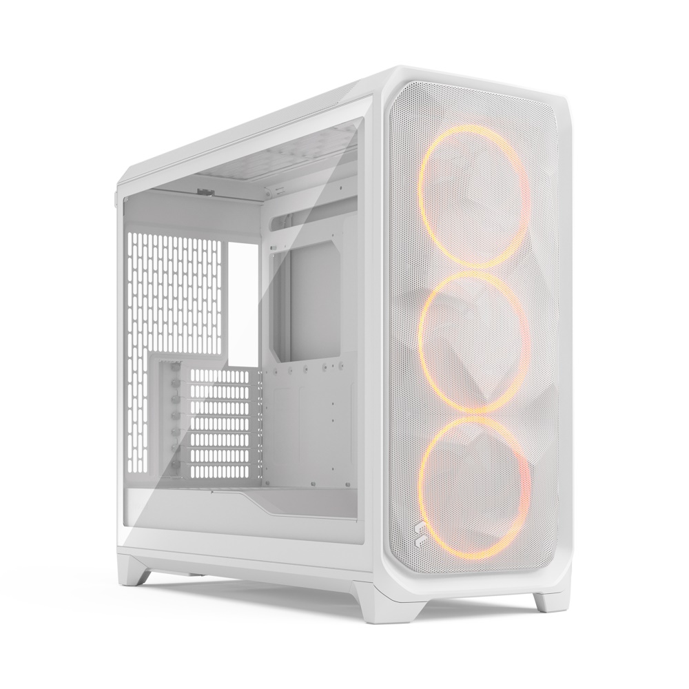 Fractal Design Meshify 3 XL RGB TG Clear Tint Tårn ATX Ingen Strømforsyning Hvid