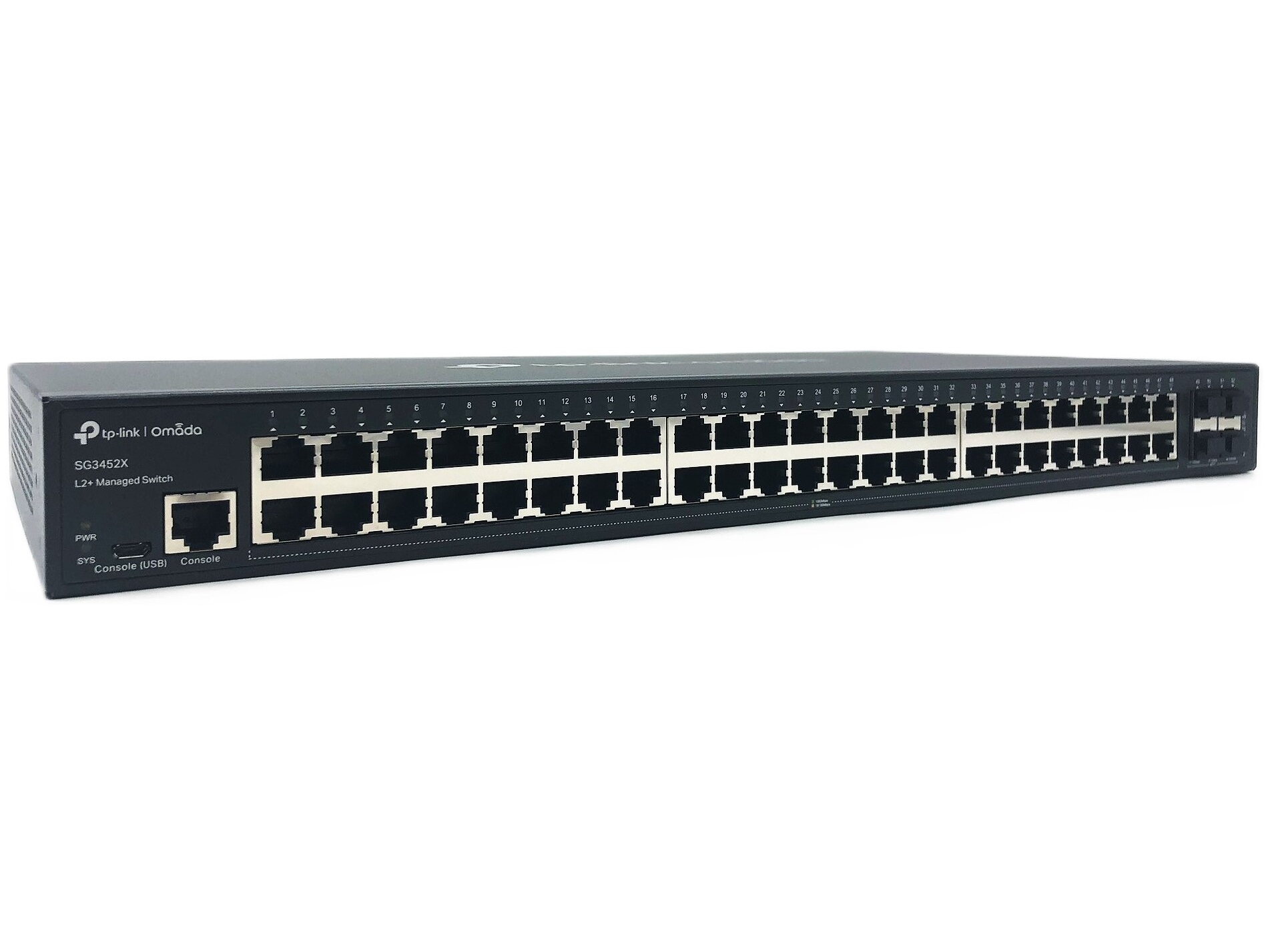 TP-Link TL-SG3452X JetStream 48-Port Gigabit L2+ Managed Switch with 4 10GE SFP+ Slots