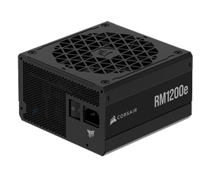 Corsair RM1200e Strømforsyning - 1200 Watt - 120 mm - ATX 3.1 - 80 Plus Gold certified
