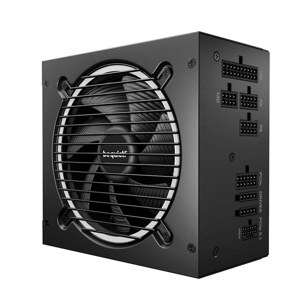 be quiet! Pure Power 13 M - Strømforsyning (intern) - ATX12V 3.1/ EPS12V 2.92 - 80 PLUS Gold - Cybenetics Gold - AC 100-240 V - 650 Watt - aktiv PFC - sort