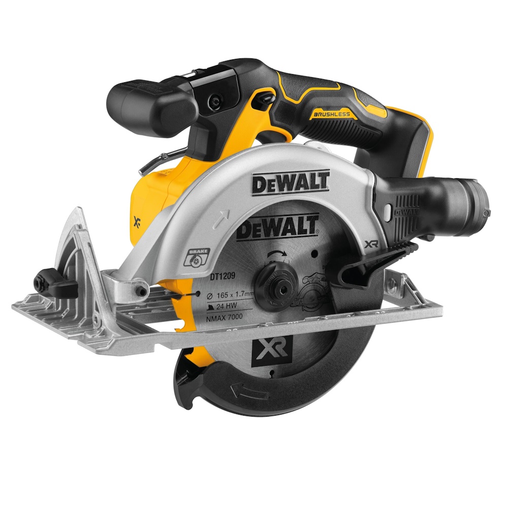 DeWALT DCS565NT-XJ - Cirkelsav - ledningfri - 808 W - 165 mm - intet batteri, ingen oplader - SOLO