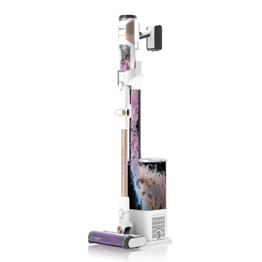 Shark Stangstøvsuger Detect Clean & Empty IW3612EUT - vacuum cleaner - cordless - stick/handheld - white